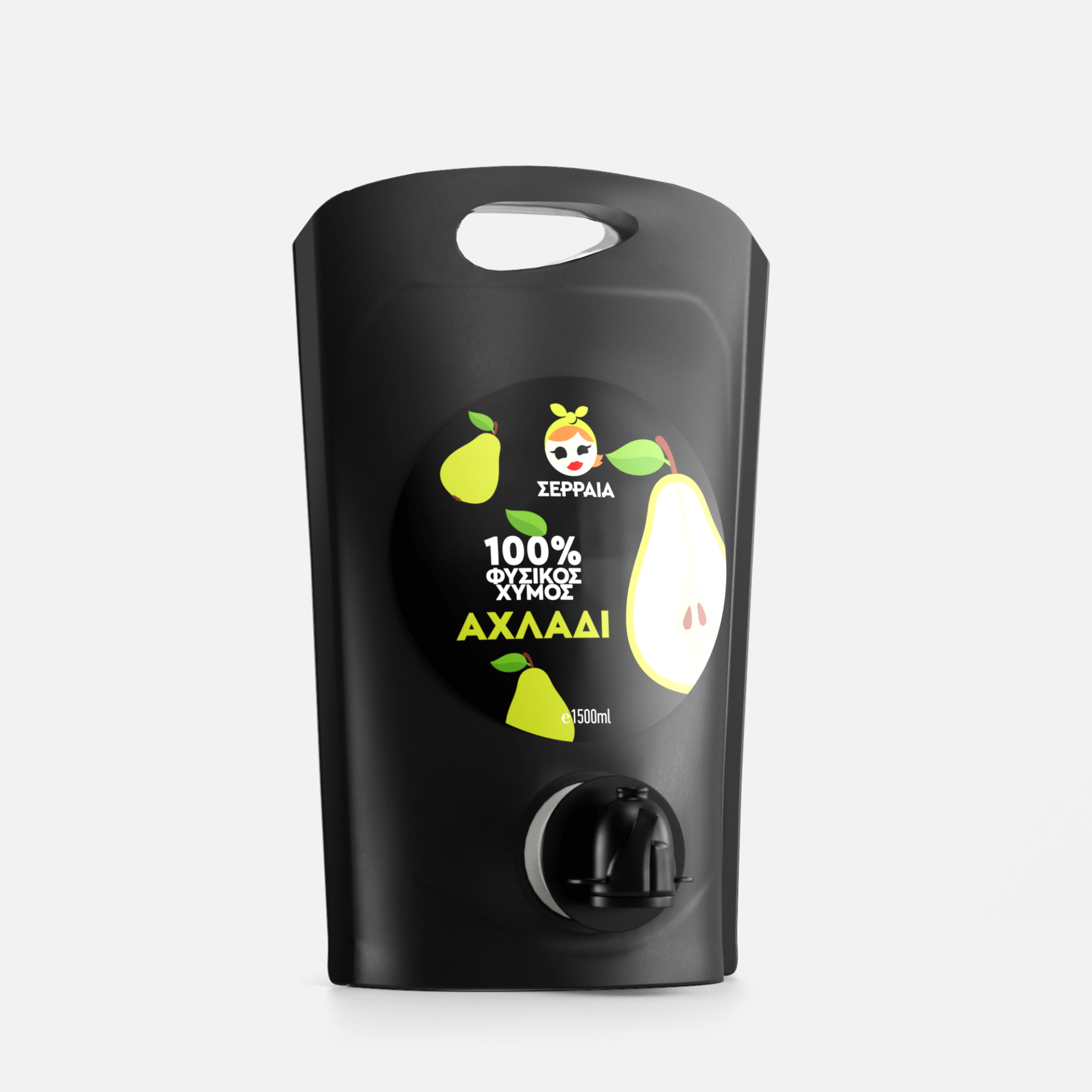 Ασκος Χυμος Αχλαδι 1,5lt Σερραια